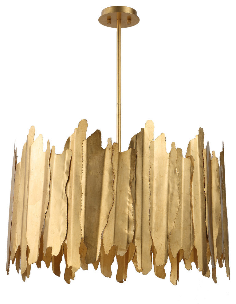 Uttermost Golden Gate 8-Light Industrial Pendant