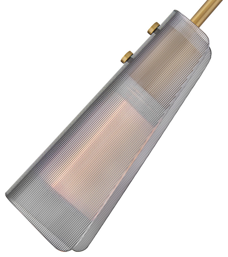 Hinkley Altman Medium Single Light Sconce, Lacquered Brass