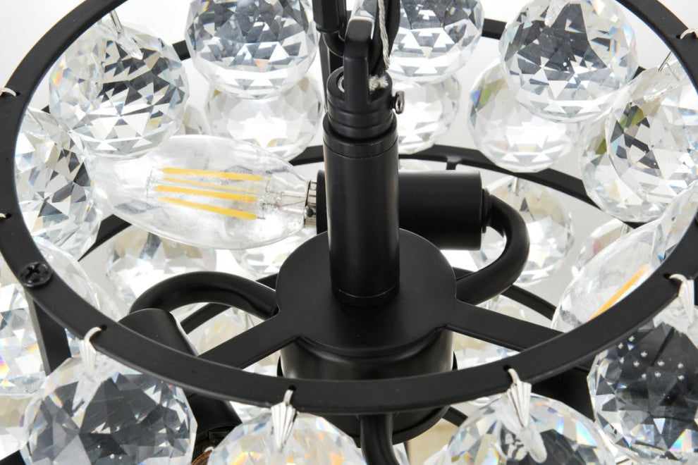 Seren 12" Pendant, Black