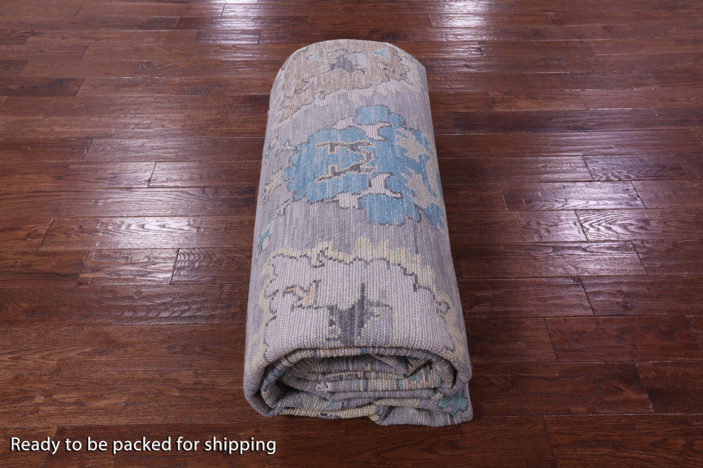 10' 1" X 14' 3" Turkish Oushak Hand-Knotted Rug - Q15639