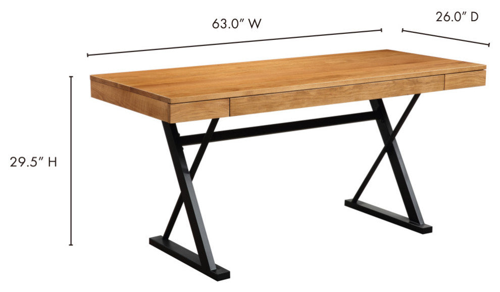 Profecto Desk Oak