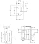 Casement Window Fastener/Lock With Strikes, Satin Nickel