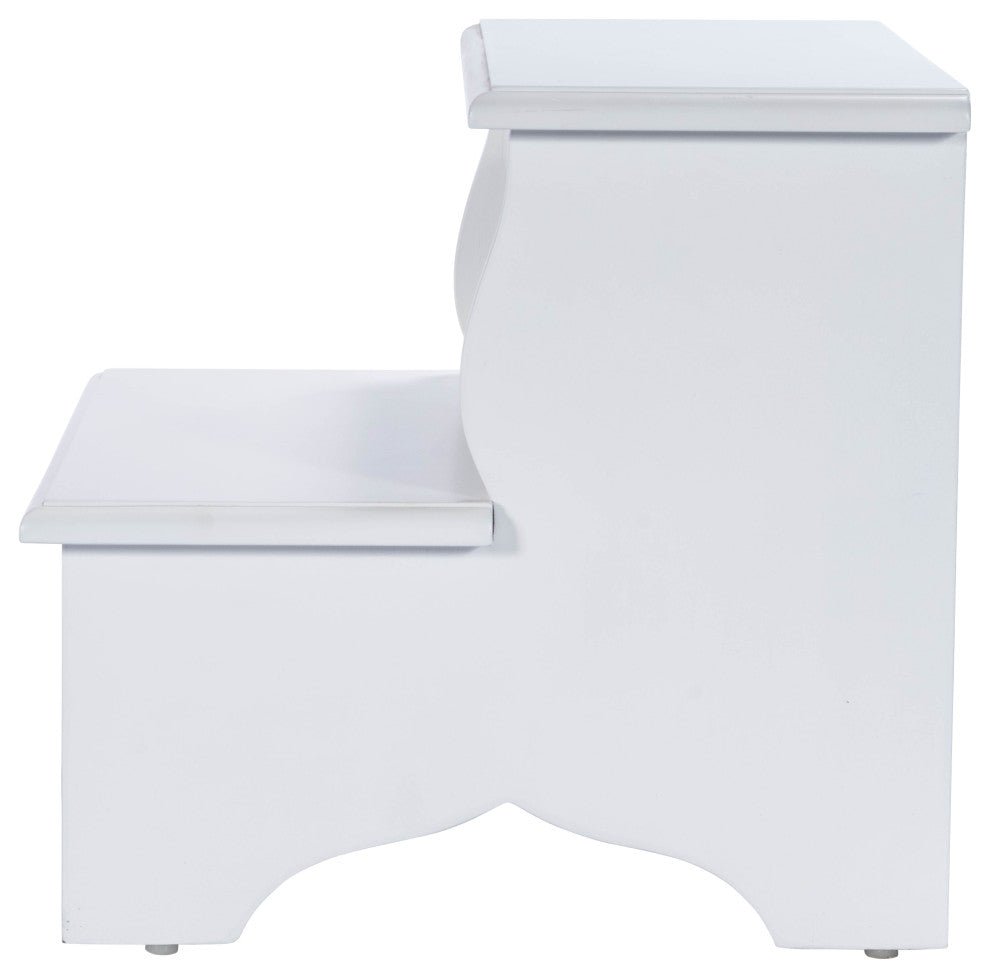 Butler Melrose Praline Step Stool, White