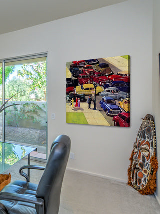 "Traffic Jam" Painting Print on Canvas by Earl Mayan