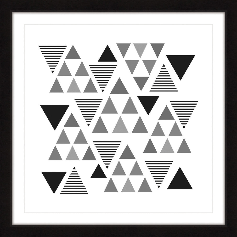 "Triangular Significance" Framed Art Print