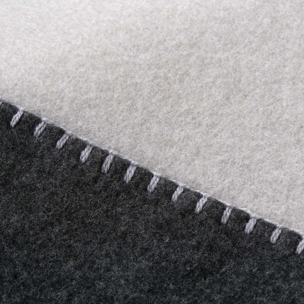 Throw Cocoon, Anthracite, 55.1"x78.7"