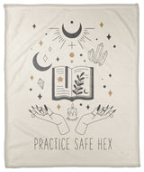 Practice Safe Hex 50 x 60 Coral Fleece Blanket