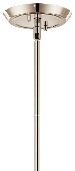 Alvaro Chandelier, Polished Nickel, 12 Light