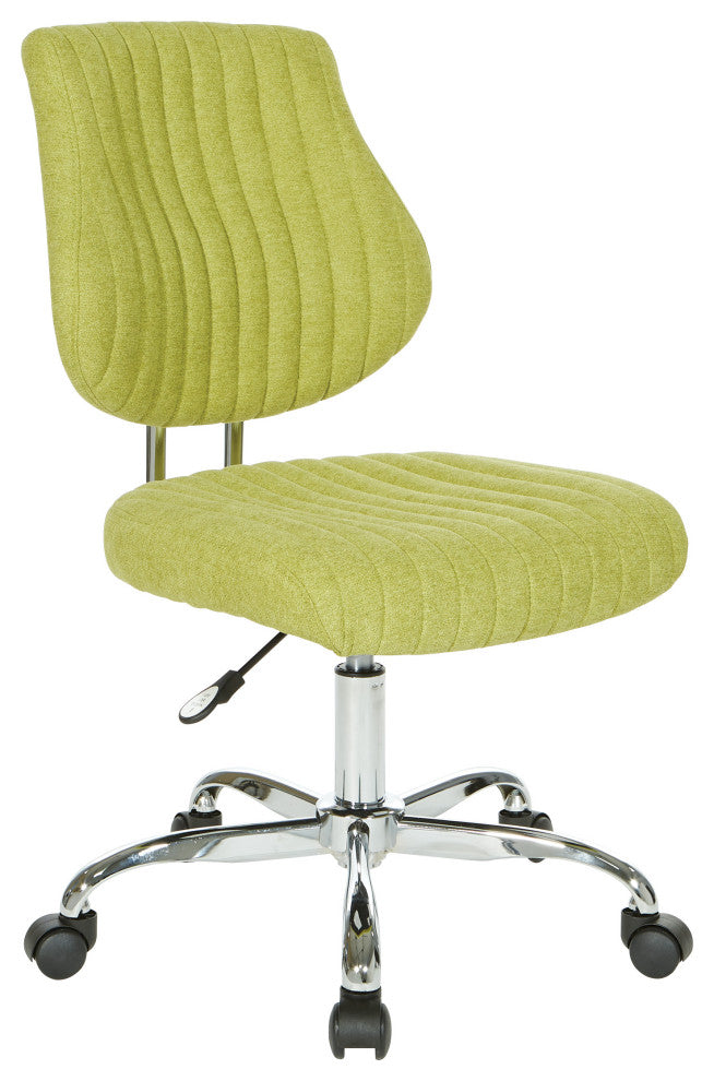 Sunnydale Office Chair  With Chrome Base, Basil