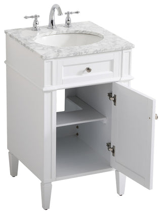Home Living 21" Single Bathroom Vanity, White