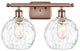 Innovations 516-2W-AC-G1215-8 2 Light Bath Vanity Light, Antique Copper