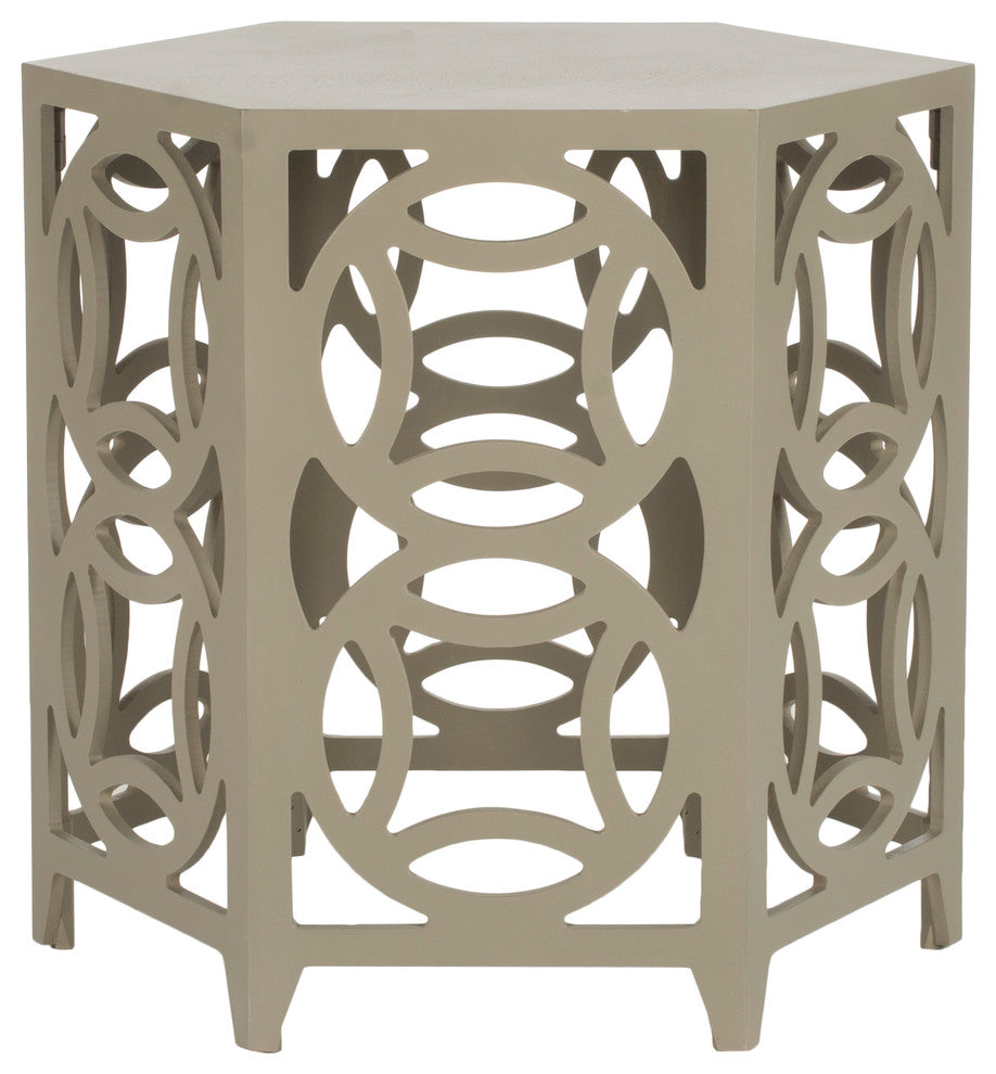Safavieh Natanya Side Table, Pearl Taupe