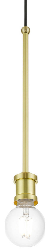 Lansdale 1 Light Satin Brass Single Pendant
