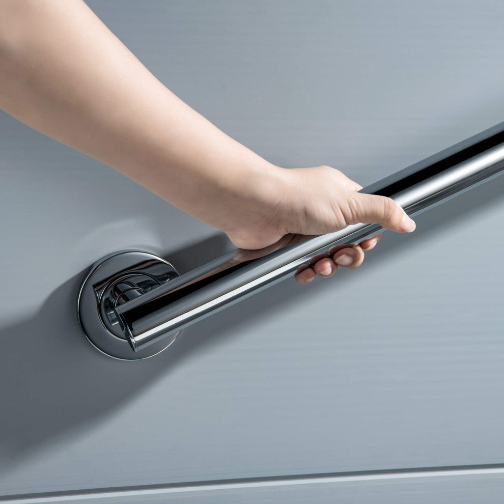 36" Stainless Steel Bathroom Safety Grab Bar, Chrome