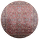 Ahgly Company Indoor Round Mid-Century Modern Area Rugs, 3' Round