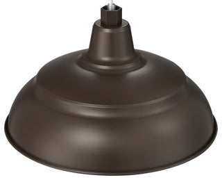 R Series Collection 1-Light 14" RLM Warehouse Shade, Architect Bronze