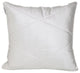 Parkland Collection Koko White Throw Pillow, Square