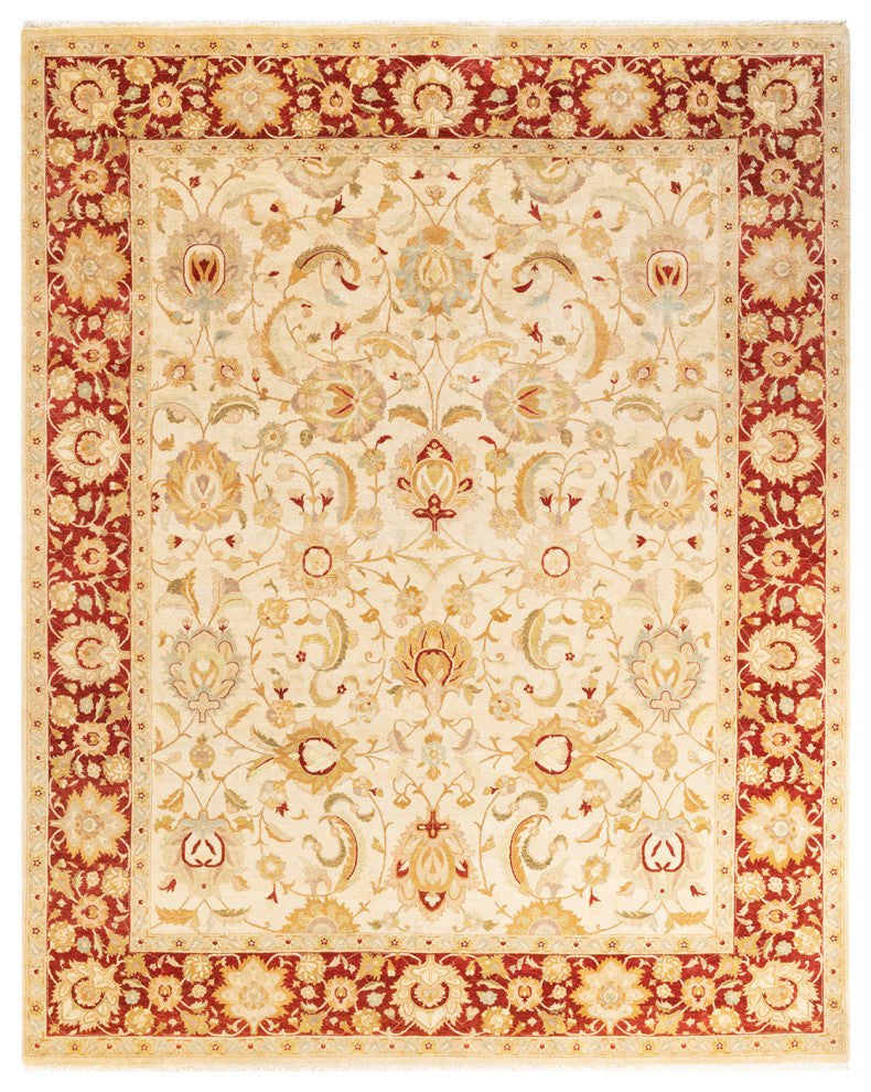 Mogul, One-of-a-Kind Hand-Knotted Area Rug Ivory, 8' 0" x 9' 10"