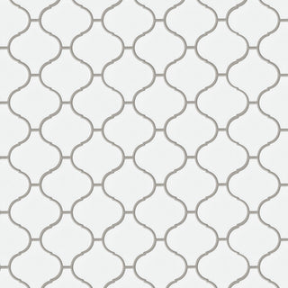 Metro Lantern Matte White Porcelain Floor and Wall Tile