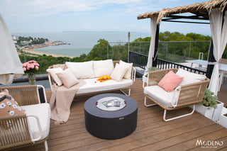 Venice 34" Concrete Fire Table (Liquid Propane)