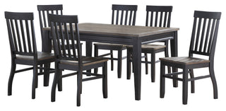 Raven Noir 7-Piece Dining Set