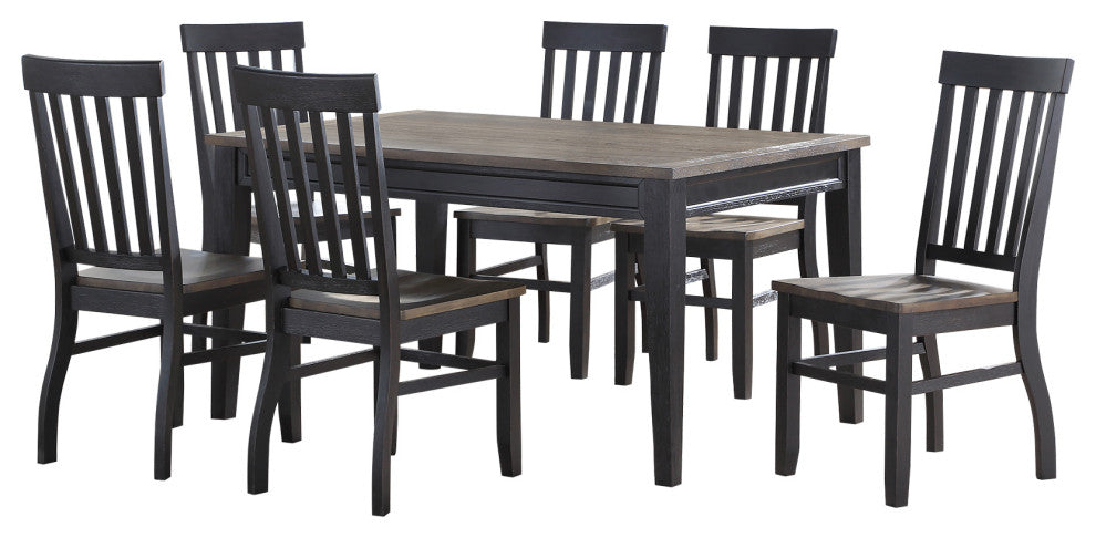Raven Noir 7-Piece Dining Set