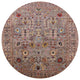 Ahgly Company Indoor Round Mid-Century Modern Area Rugs, 3' Round