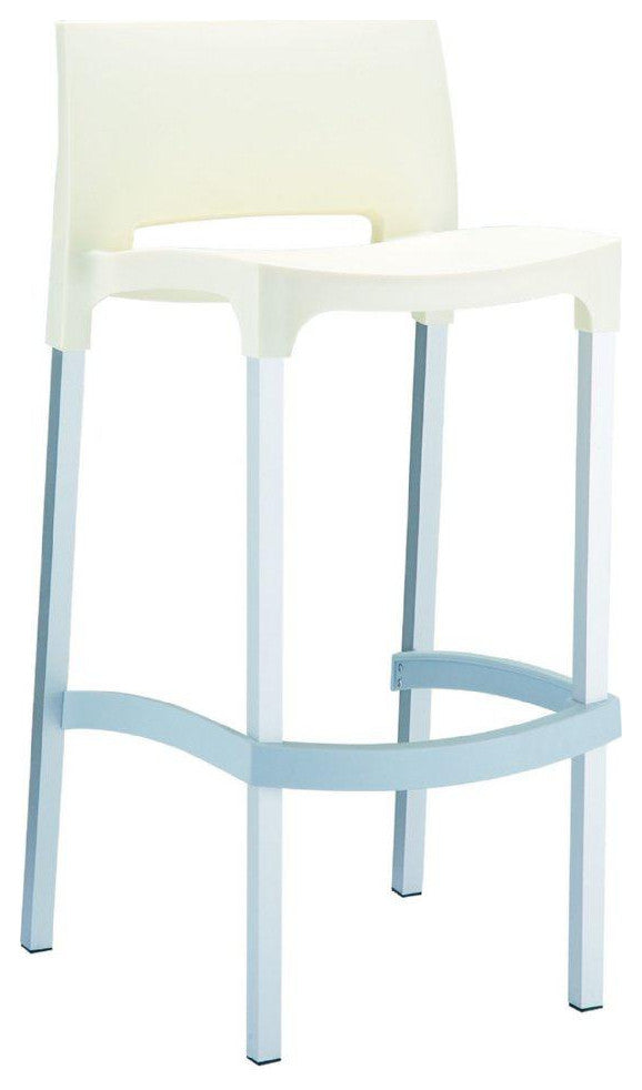 Gio Outdoor Bar Stool Beige