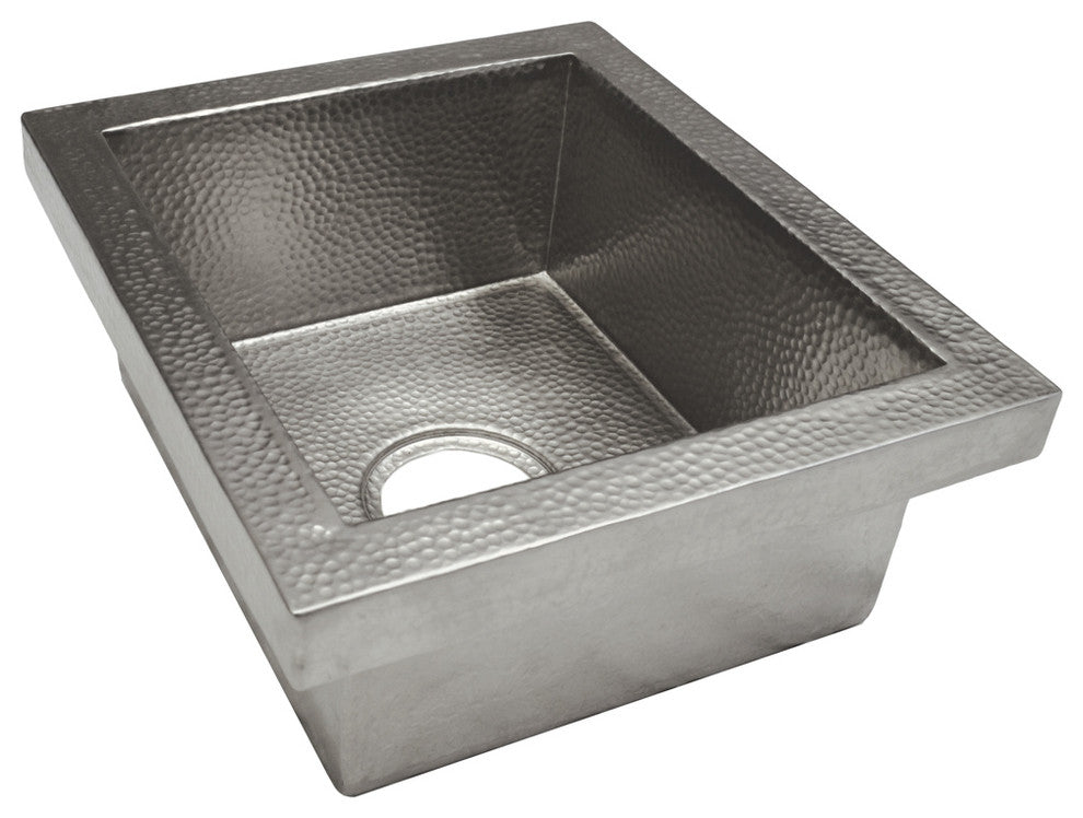 Native Trails CPS32 Manhattan 17" Drop-In Single Basin Copper Bar - Brushed