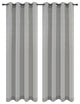 Urbanest Cosmo Set of 2 Sheer Curtain Panels With Grommets, Gray, 54"x96"