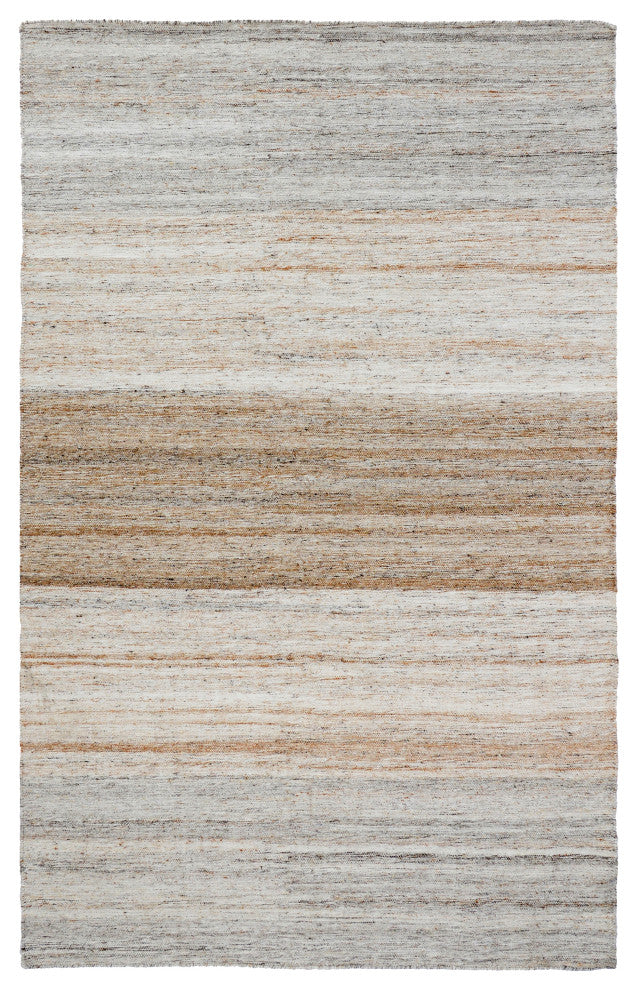 Opal Beach Indoor Outdoor Handwoven Gray Multi Area Rug, 8x10