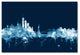 Michael Tompsett ''New York Skyline Navy'' Canvas Art, 16x24