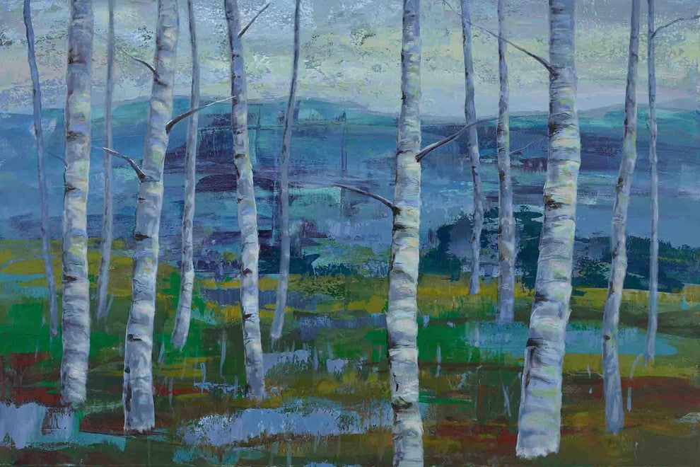 "Twilight Grove I" Painting Print on Wrapped Canvas by Julie Joy
