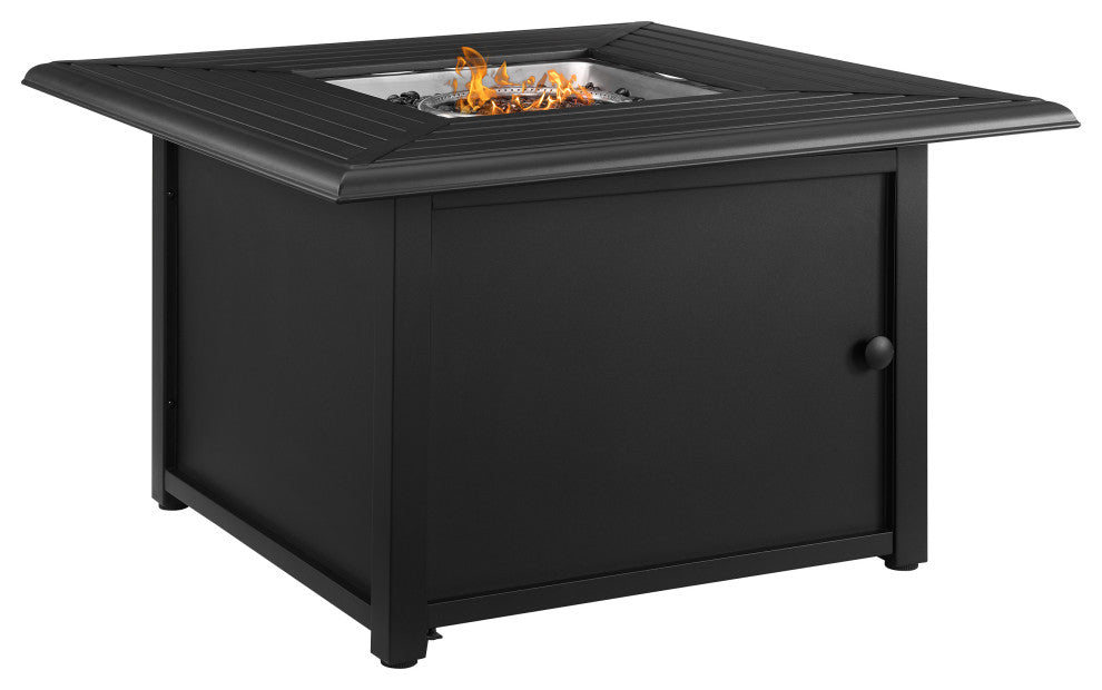 Dante Metal Fire Table Black