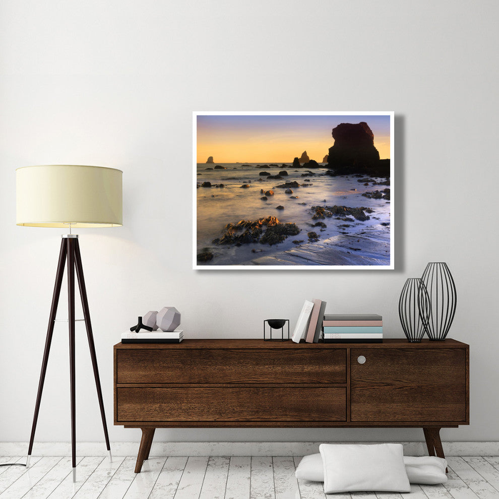 "Lone Beach at sunset, Oregon" Digital Paper Print by Tim Fitzharris, 50"x38"