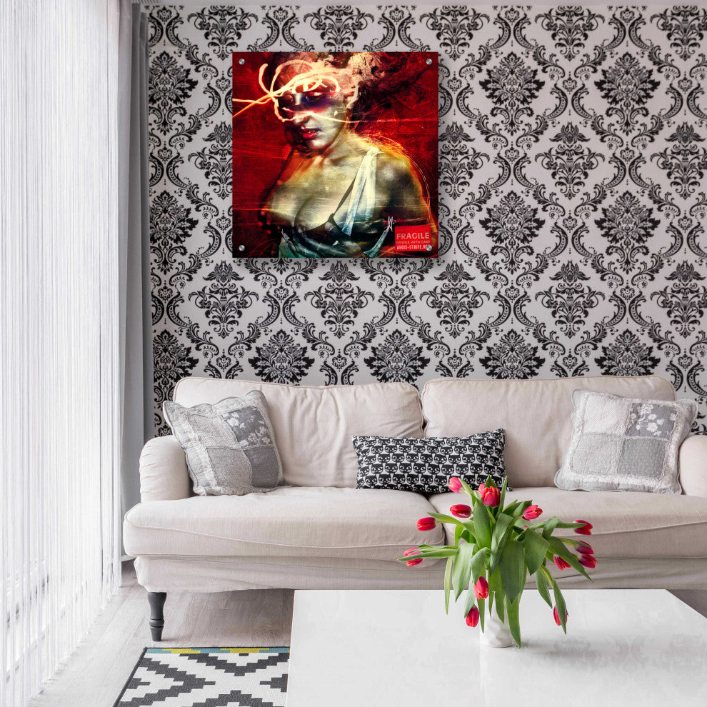 Epic Art 'Dare' by Mario Sanchez Nevado, Acrylic Glass Wall Art, 24"x24"
