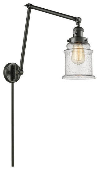 Innovations Canton 1-Light Swing Arm, Oiled Rubbed Bronze