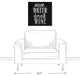 Save Water Drink Wine Canvas Wall Art, 20"x20"