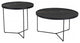 Set of 2 Harrison Coffee Tables Black
