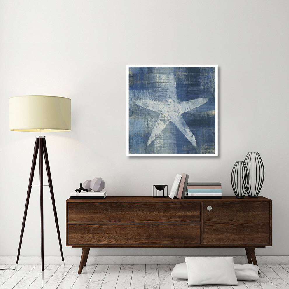 "Batik Seas II" Digital Paper Print by Studio Mousseau, 38"x38"