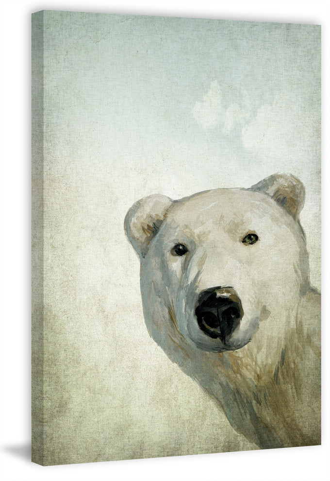 "Hello from Alaska" Painting Print on Wrapped Canvas, 16"x24"