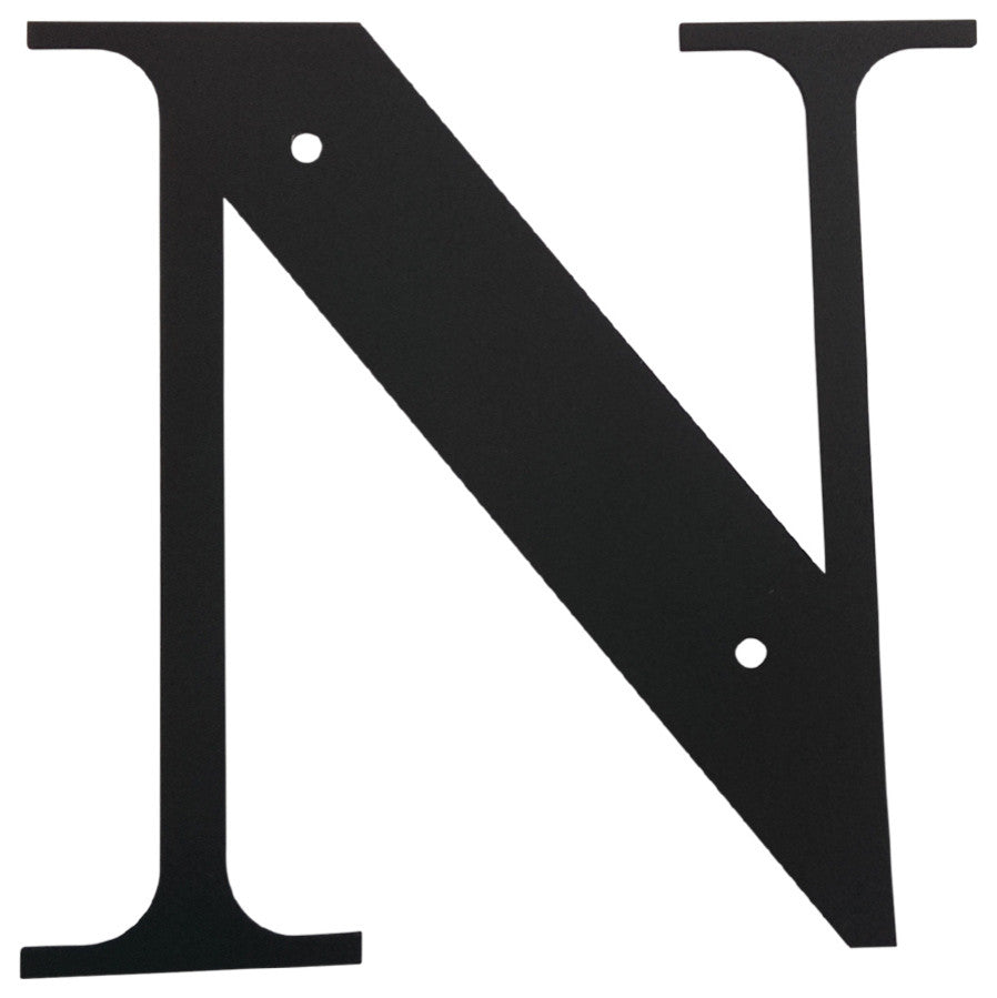 Decorative Letter, Medium, N