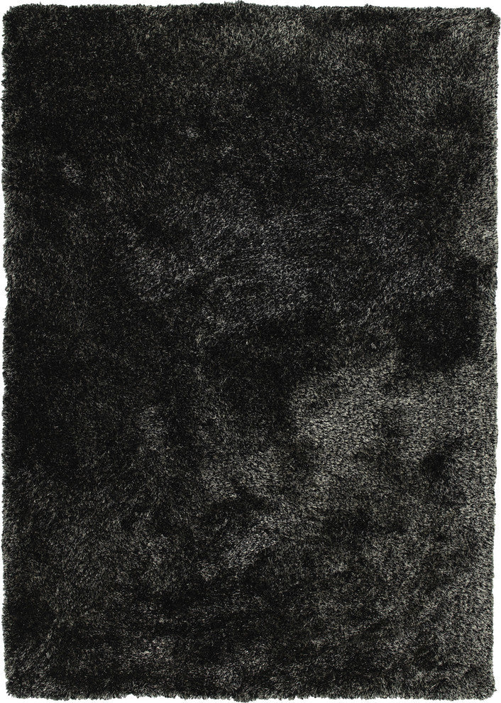 Kaleen It's So Fabulous Black Hand-Tufted Rug, 5'x7'