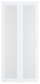 1-lite moru Glass Bi-Fold Door with Installation Hardware Kit, 36"w X 78"h