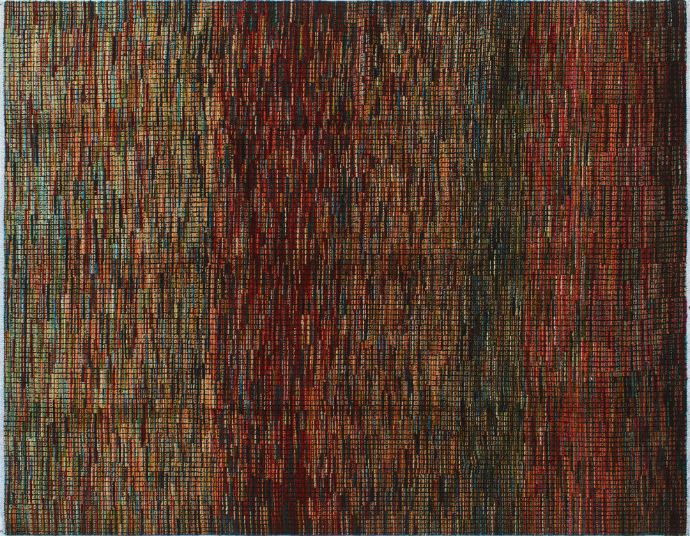High-Low Chobi Denny Red Rug, 8''2x10''5
