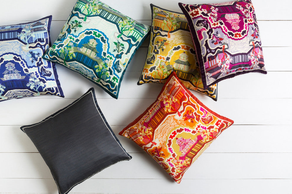 Geisha Pillow Cover 18x18x0.25