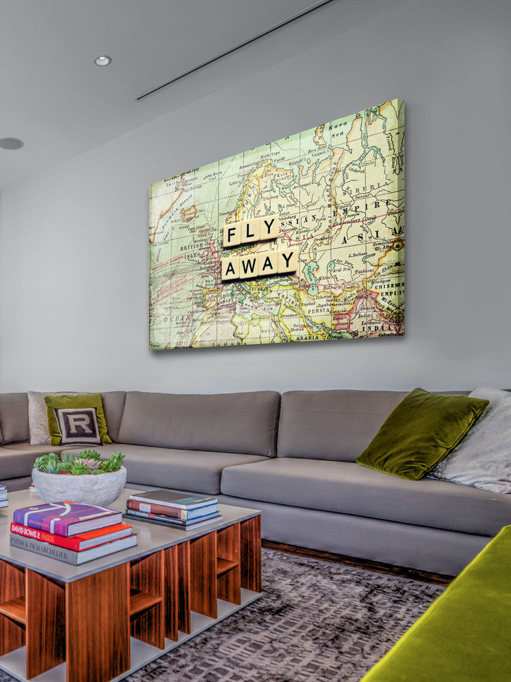 "Fly Away" Print on Canvas by Sylvia Cook