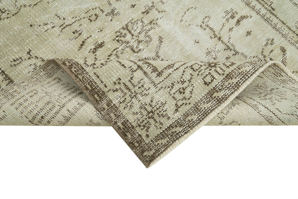 Rug N Carpet - Handmade Anatolian 3' 2" x 6' 6" Distressed Small Area Rug