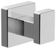 Duro Wall Mounted Bathroom Robe Hook, Chrome