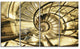 Architectural Detail of Paris in Winter, Abstract Canvas Art, 48"x28", 4 Panels